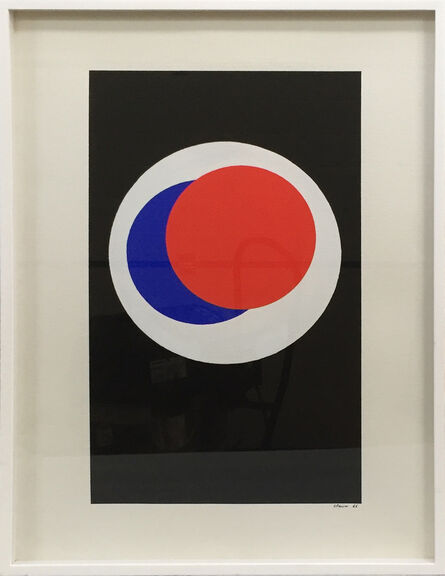 Geneviève Claisse, ‘Cercles Noir blanc bleu rouge’, 1966