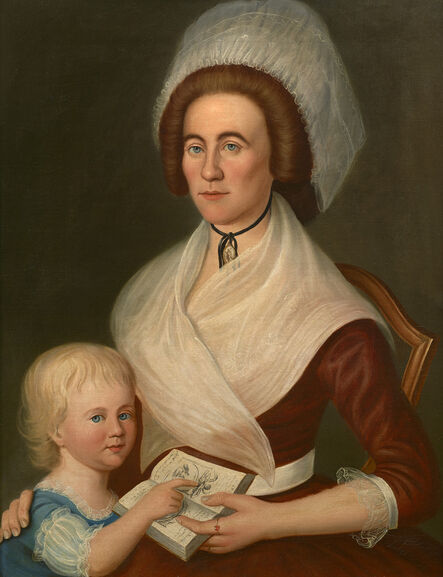 Charles Peale Polk, ‘Anna Bringhurst McCulloh and John McCulloh:  a pair of portraits’, ca. 1793
