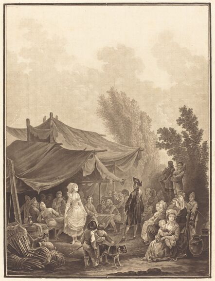 Charles-Melchior Descourtis after Nicolas Antoine Taunay, ‘Noce de Village (Village Wedding)’, 1785