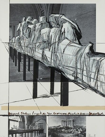 Christo, ‘Wrapped Statues, the Glyptothek, Munich’, 1988