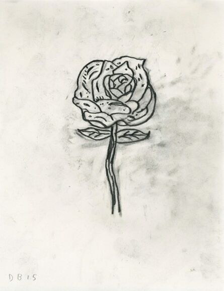 Donald Baechler, ‘Untitled (Rose) drawing from the Museum of Contemporary Art, Detroit’, 2015
