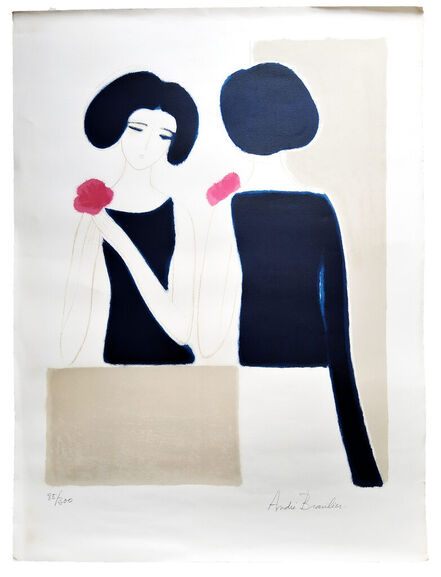 Andre Brasilier, ‘La Femme au Miroir ’, 1974