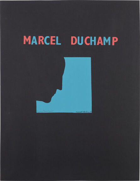 Marcel Duchamp, ‘Poster after Self-Portrait in Profile (S. 565b)’, 1959