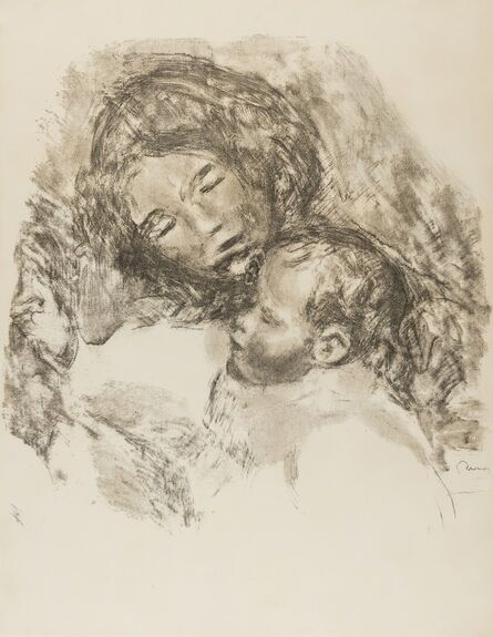 Pierre-Auguste Renoir, ‘Maternité, grande planche (Delteil Stella 50)’, circa 1912