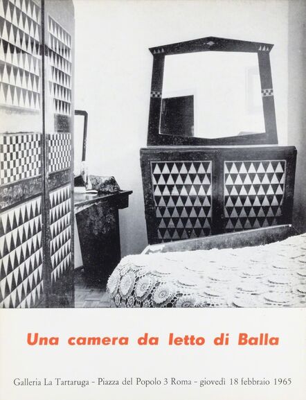 Giacomo Balla, ‘Una camera da letto di Balla’, 1965