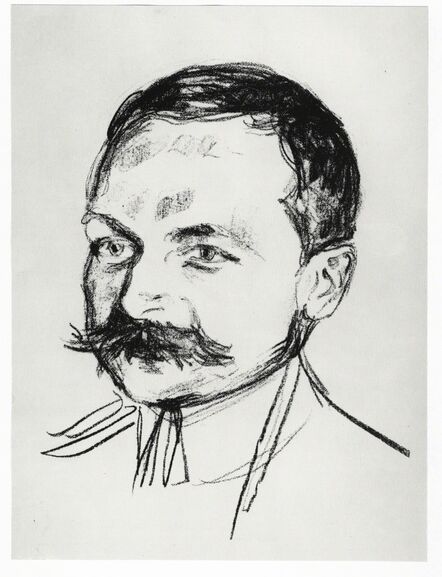 Edvard Munch, ‘Bildnis Dr. Wilhelm Wartmann’, 1922