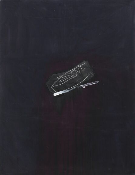 Bruce McLean, ‘Black Ship / Red Wine Sea’, 1985