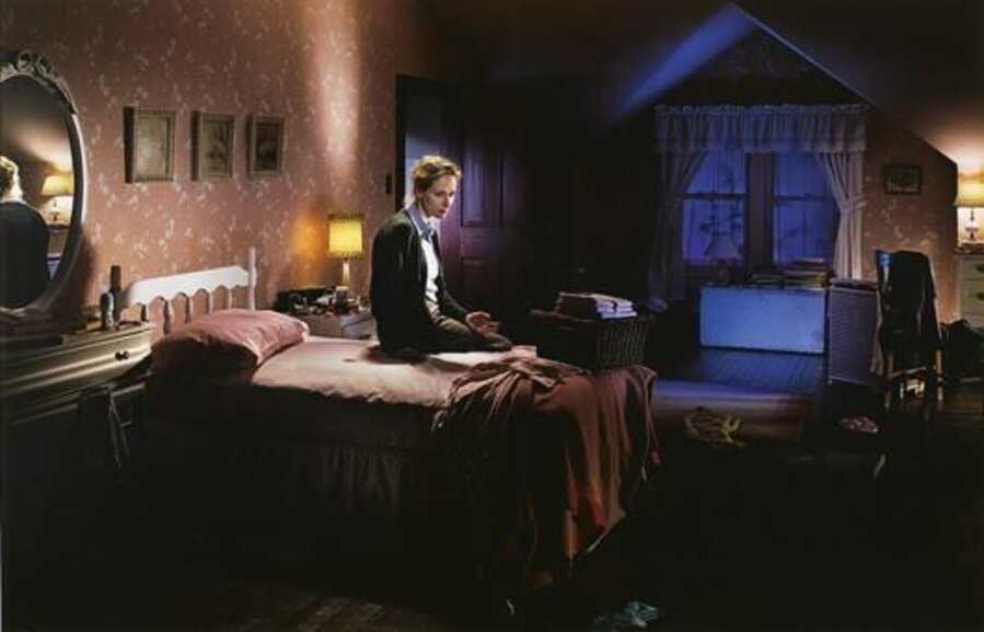 Untitled, Winter (Mother on Bed with Blood) Beneath the Roses
