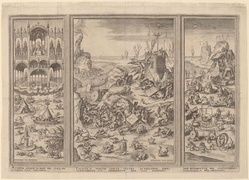 ‘The Last Judgment Triptych’, Print, Engraving, National Gallery of Art, Washington, D.C.