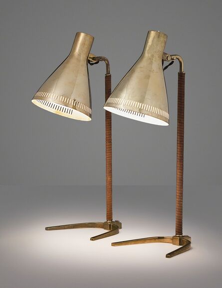 Paavo Tynell, ‘A pair of desk lamps, model no. 9224’, designed circa 1954