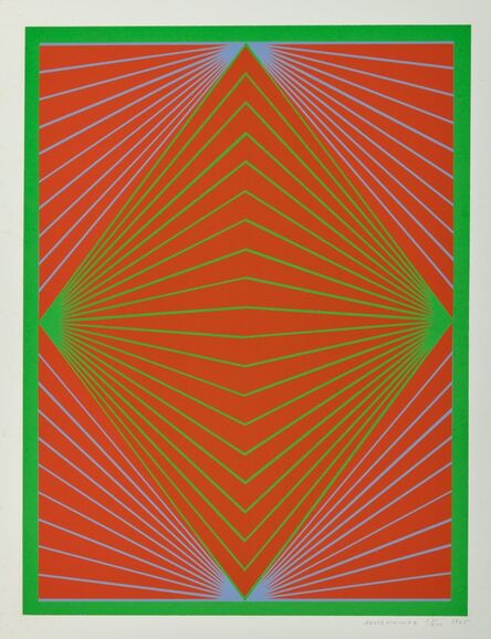 Richard Anuszkiewicz, ‘Diamond Chroma, from the New York Ten portfolio’, 1965