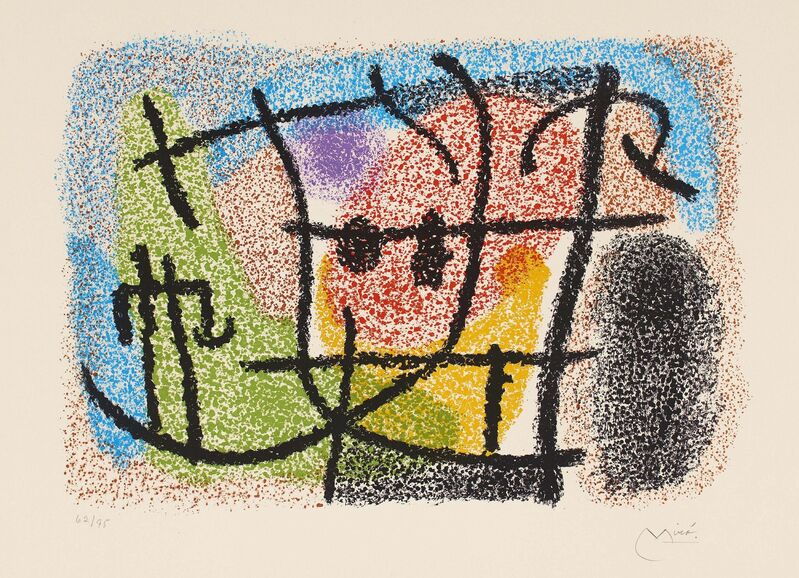 Joan Miró, ‘Untitled’, 1965, Print, Colour lithograph on Arches, Van Ham