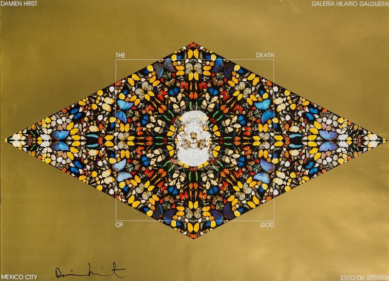 Damien Hirst, ‘Death of God. Galeria Hilario Galguera’, 2006, Print, Offset lithograph printed in colours, Forum Auctions