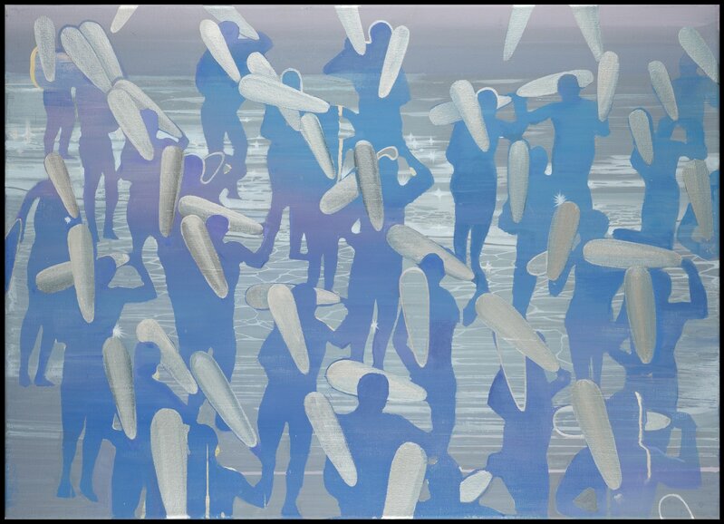 Mehdi Farhadian, ‘Championship Workout’, 2018, Painting, Acrylic on canvas, Richard Taittinger Gallery