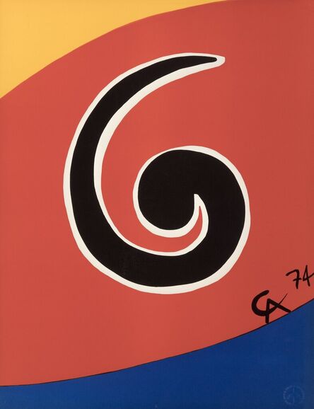 Alexander Calder, ‘Untitled, from Flying Colors’, 1974