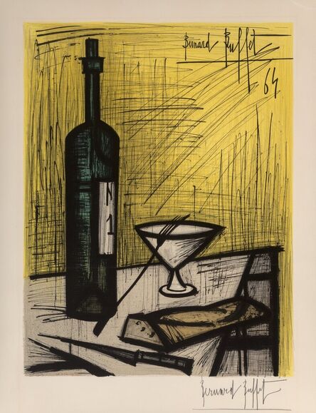 Bernard Buffet, ‘Wine and Bread’, 1967