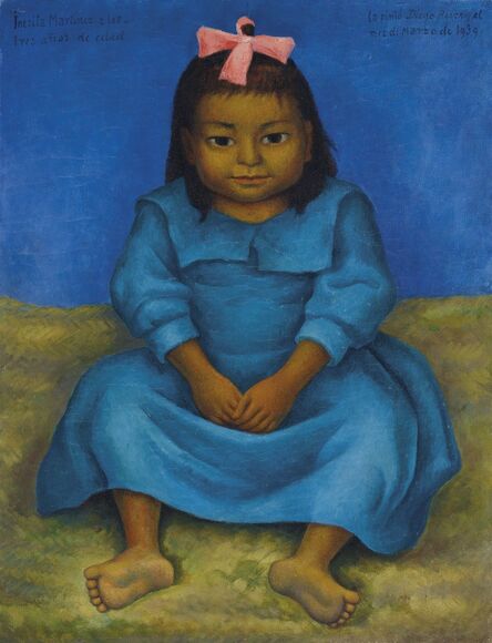 Diego Rivera, ‘Retrato de Inesita Martínez’, 1939