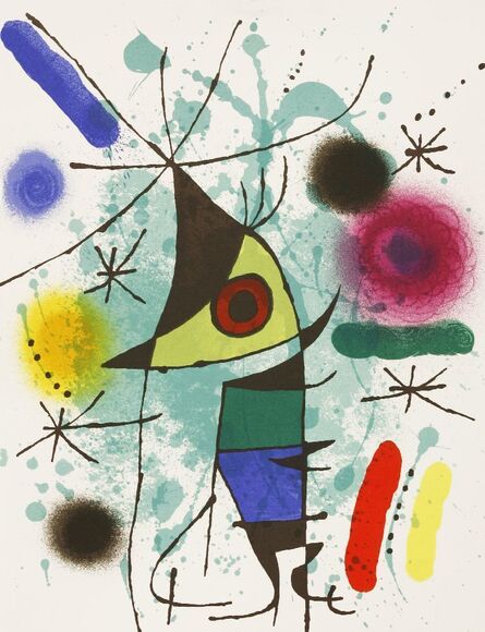 Joan Miró, ‘LE CHANTEUR (MOURLOT 867)’, 1972