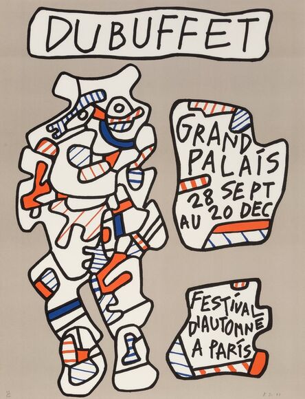 Jean Dubuffet, ‘Affiche (Grand Palais, Festival d'Automne à Paris)’, 1973