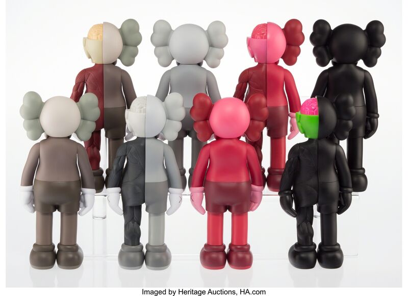 KAWS, ‘Companion (Open Edition) (eight works)’, 2016, Other, Painted cast vinyl, Heritage Auctions
