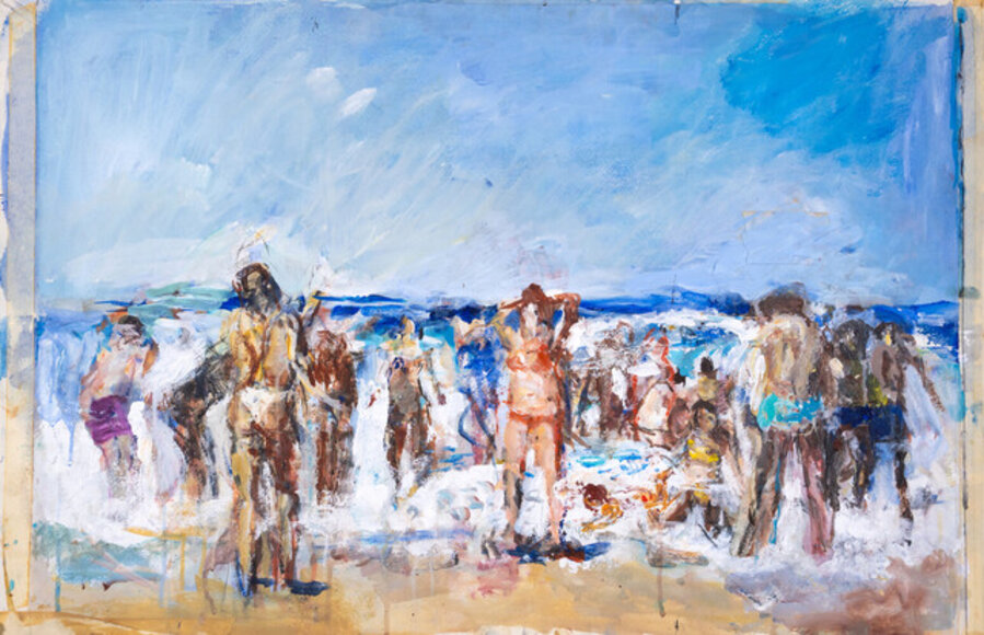 Rough Sea (Unique Painting)