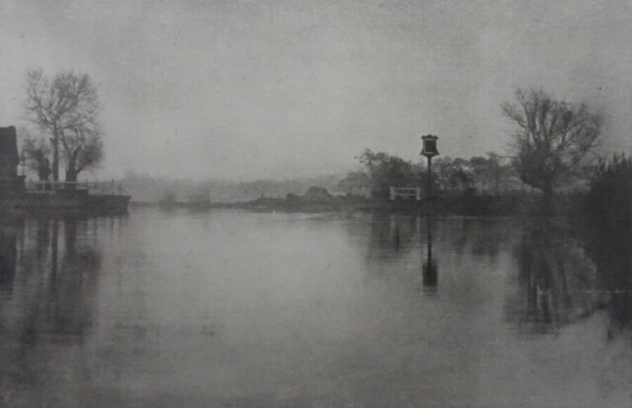 A Waterside Inn, from Marsh Leaves, 1895, total 300 copies, printed by Emerson