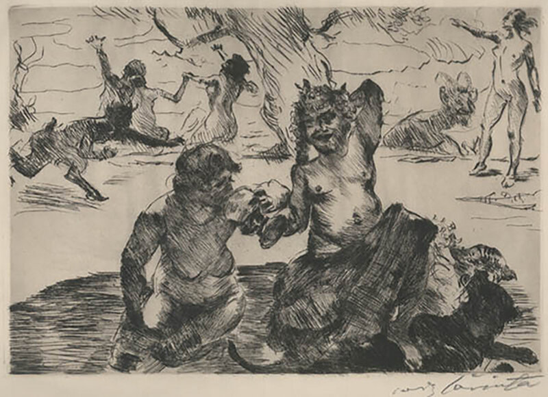 Lovis Corinth, ‘Bacchus’, 1919, Print, Etching and drypoint, Childs Gallery