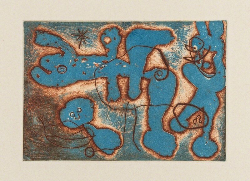 Joan Miró, ‘from Saccades (Cramer Books 77)’, 1947-62, Print, Etching with aquatint, Forum Auctions