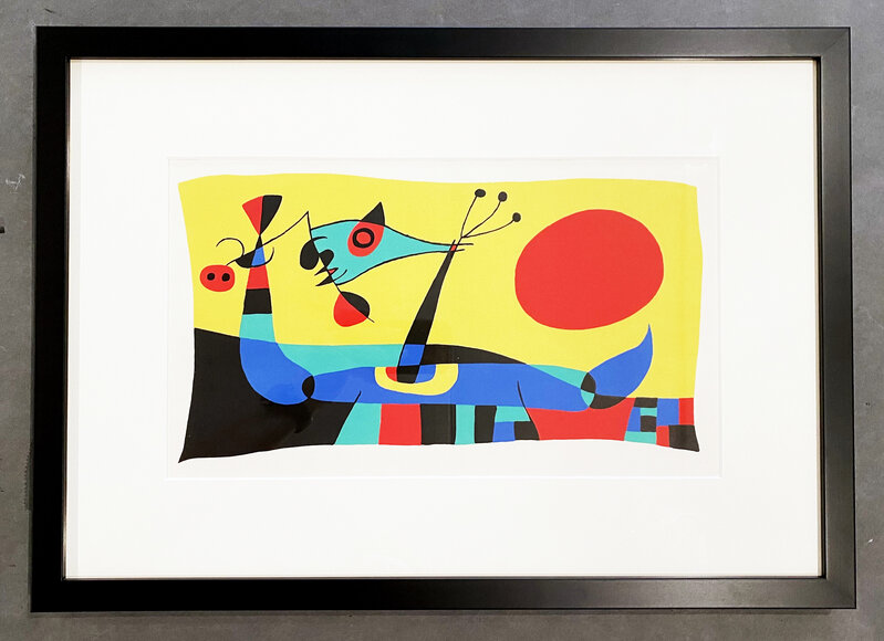 Joan Miró, ‘Joan Miro (Plate 2)’, 1956, Print, Lithograph, Georgetown Frame Shoppe