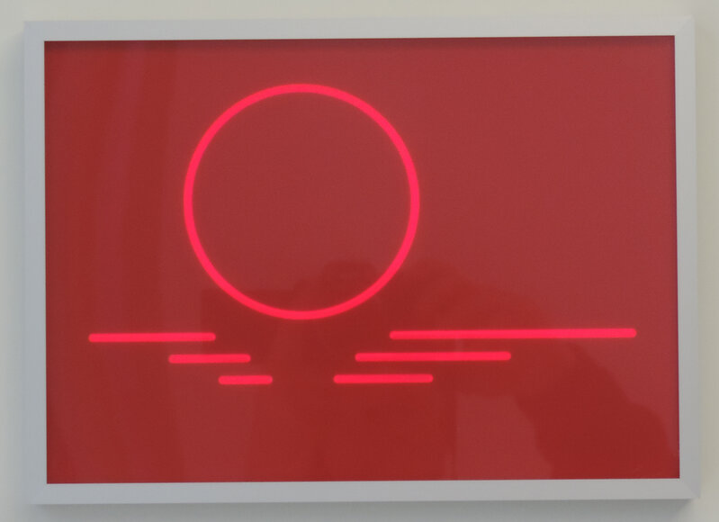 Hellmut Bruch, ‘Ein Kreis 2 Progressionen’, 2016, Painting, Fluorescent acrylic glass, Galerie La Ligne 