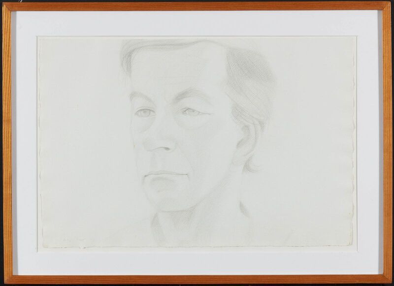 Alex Katz, ‘Rudy’, 1973, Drawing, Collage or other Work on Paper, Pencil on strong paper, Van Ham
