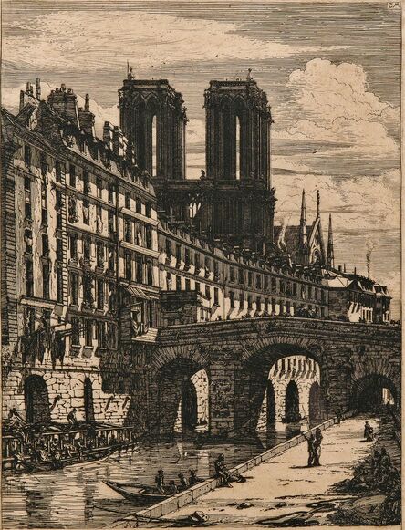 Charles Meryon, ‘Le Petit Pont’, 1850