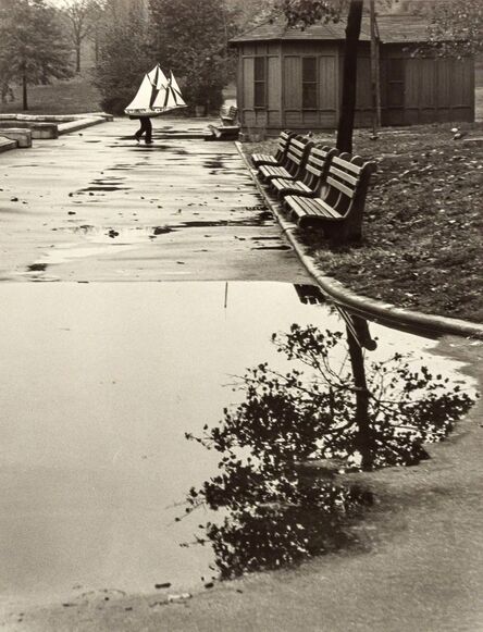 André Kertész, ‘Homing Ship [Central Park Boat Basin, New York]’, 1944