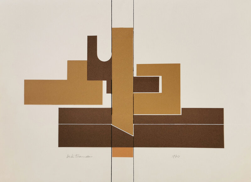 Marino di Teana, ‘Collage Dynamique - Architecture développable’, 1970, Drawing, Collage or other Work on Paper, Paper, Galerie Loft