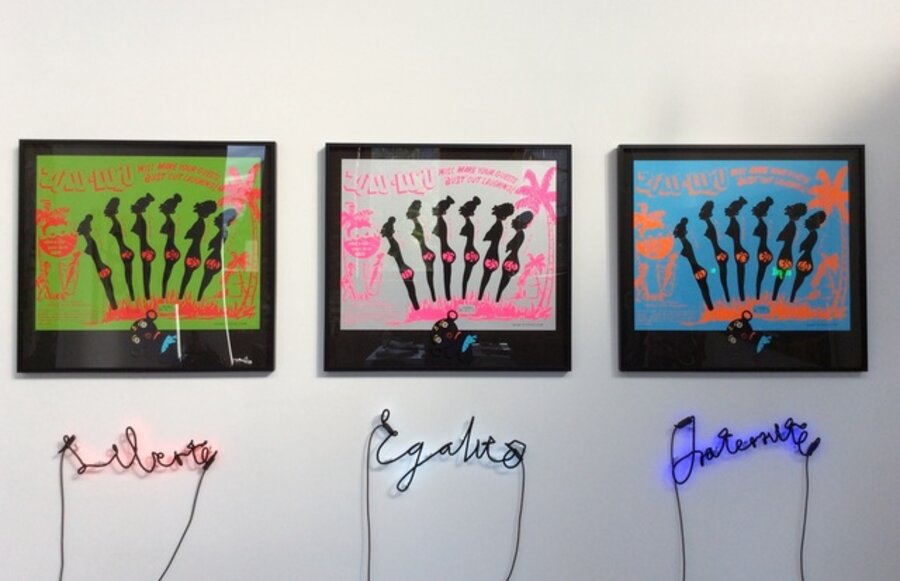 Slavery to the Rhythm Installation