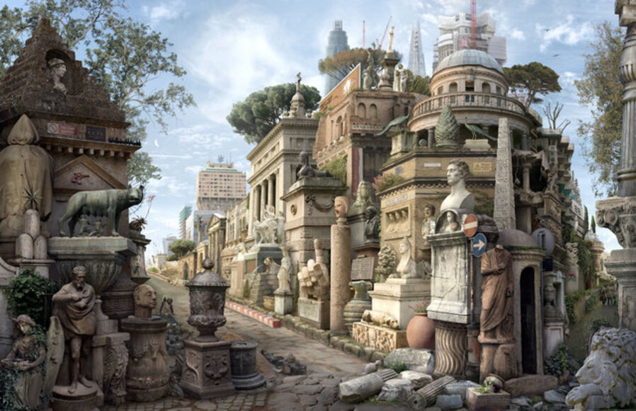 Sic Transit Gloria Mundi (After Piranesi)