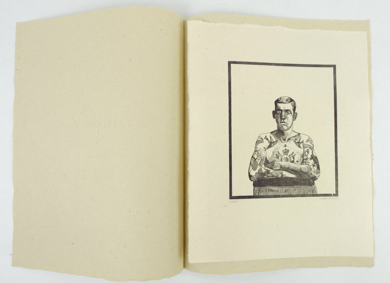 Peter Blake, ‘Side-Show (portfolio of five woodcut prints)’, 1974-1978, Print, Five wood engravings on Japanese Tonosawa handmade paper presented in a canvas portfolio, Petersburg Press 