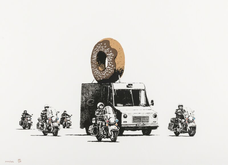 Banksy, ‘Donuts (Chocolate)’, 2009, Print, Screenprint in colours, on Aches 88 paper, Forum Auctions