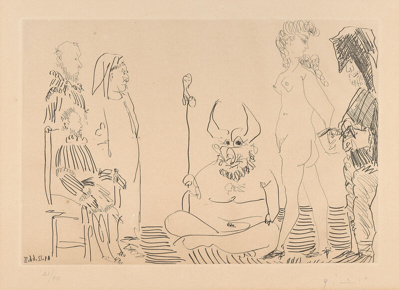 Pablo Picasso, ‘Le Cocu Magnifique’, 1966, Print, Etching and aquatint, Il Ponte