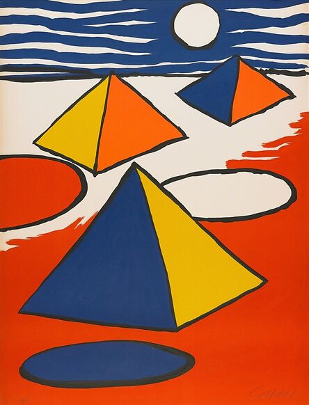 Alexander Calder, ‘Pyramids at Night’, 1970
