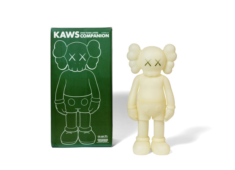 KAWS, ‘FIVE YEARS LATER COMPANION (Glow in the Dark / Green)’, 2004, Sculpture, Painted cast vinyl, DIGARD AUCTION