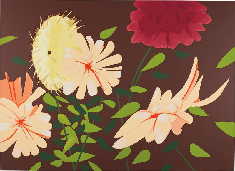 Alex Katz, ‘Late Summer Flowers’, 2013, Print, Screenprint in colors, on 4-ply Museum Board, the full sheet., Phillips