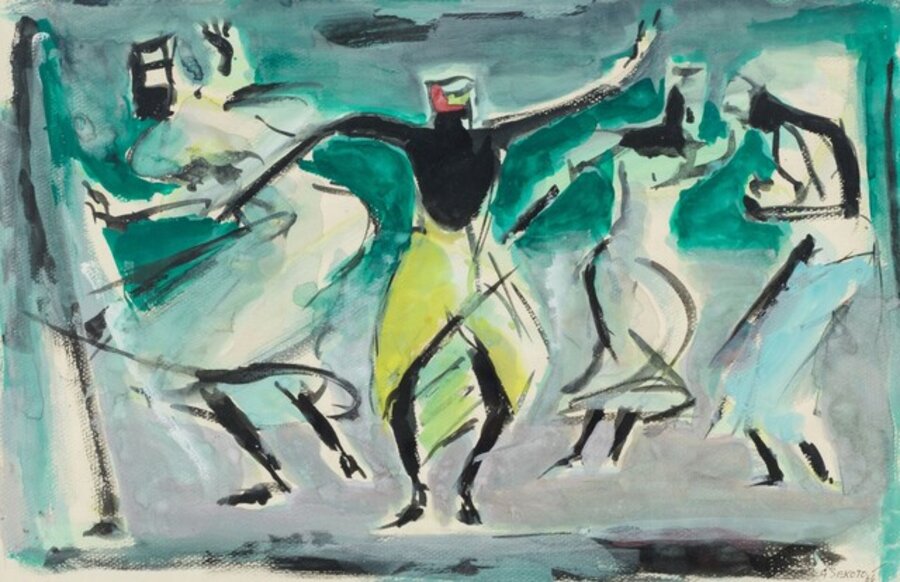 Dancing figures
