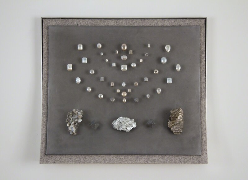 John Stoney, ‘Gems II’, 2017, Sculpture, Elemental Aluminum, Antimony, Bismuth, Cadmium, Indium, Iron, Lead, Nickel, Silver, Tin, Zinc, Felt, Pierogi