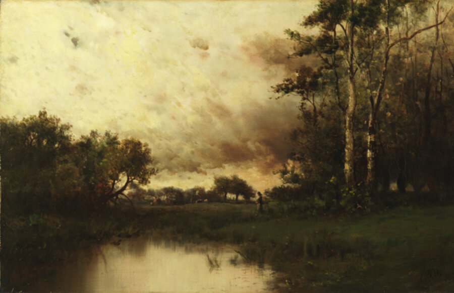 Pasture by a Pond