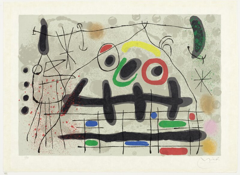 Joan Miró, ‘From: Le Lézard aux plumes d'or’, 1967, Print, Colour lithograph, Koller Auctions