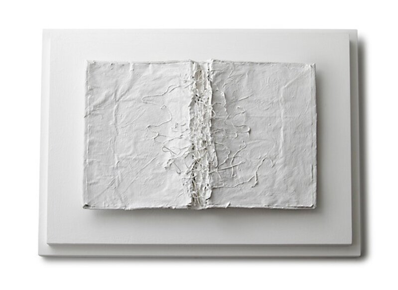 Lorenzo Perrone, ‘Scarnificato’, 2014, Sculpture, Books, Acrylic, Gres, Wood, Galleria Ca' d'Oro