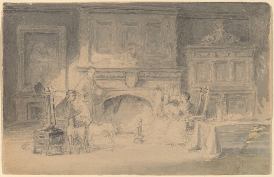 Study for "The Bailey Family"