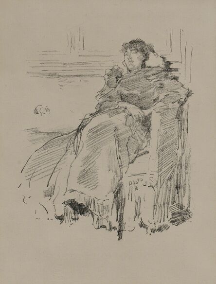 James Abbott McNeill Whistler, ‘La robe rouge’, 1894