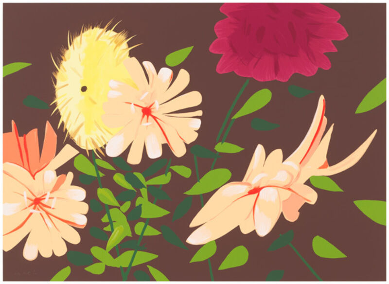 Alex Katz, ‘Late Summer Flowers’, 2013, Print, 38-color silkscreen on 4-ply rising museum board, Nikola Rukaj Gallery